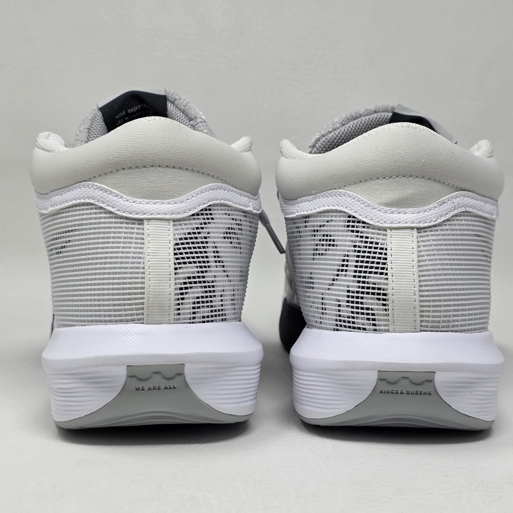 Nike LeBron James Witness VIII White Light Grey Black FB2239-100 Men's Size 10.5 - Picture 5 of 11